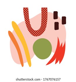 contemporary art work texturestyle icon vector illustration design