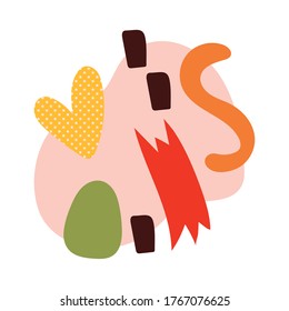 contemporary art work texturestyle icon vector illustration design