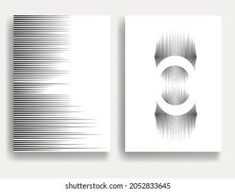 Contemporary background composition .Modern minimal posters .Linear  design . Speed lines .Trendy abstract background . Geometric shapes . Fast lines .Vector illustration.
