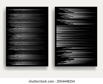 Contemporary background composition .Modern minimal design .Linear  design .Black and white pattern .Trendy abstract background . Geometric shapes  .Vector illustration.