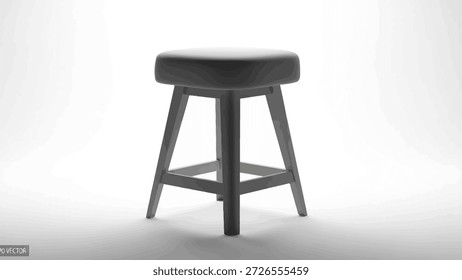 Ein moderner Barhocker für Kücheninseln oder Home Bars, mit einem sauberen Design und komfortablen Sitzgelegenheiten.