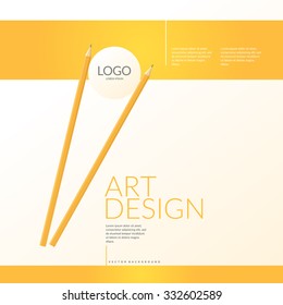 Contemporary bright background to showcase your logo and style. Vector illustration.