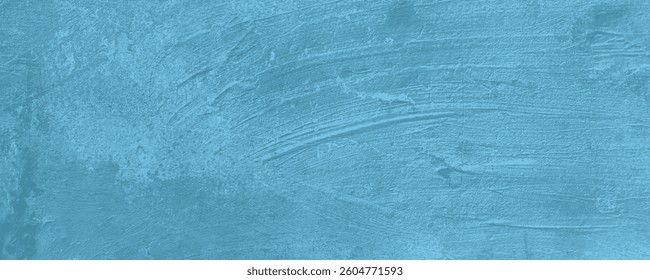 A Contemporary and Chic Blue Abstract Painted Texture with Layers of Artistic Strokes

