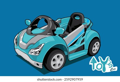 Contemporary children's toy car with a modern design.
With a choice of cool colors, this illustration is able to attract a lot of attention among children.
This image is very suitable for use as broch