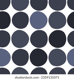 Contemporary Christmas seamless pattern with abstract figures or stones. Scandinavian style. Modern design for clothes, fabric, paper, cover, interior decoration, xmas wallpaper. Vector illustration