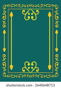 Contemporary Classic Ornamental Frame Decorative Vector