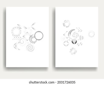 Composición contemporánea .Afiches mínimos modernos .Diseño lineal . Fondo de moda. Ilustración del vector