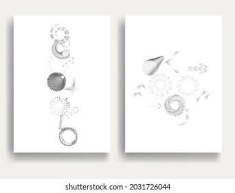 Composición contemporánea .Afiches mínimos modernos .Diseño lineal . Fondo de moda. Ilustración del vector
