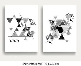 Contemporary composition .Modern minimal posters .Linear  design . Trendy background . Vector illustration