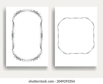 Contemporary composition .Modern minimal posters .Linear  design . Speed lines .Trendy background . Vector illustration