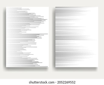 Contemporary composition .Modern minimal posters .Linear  design . Speed lines .Trendy background . Geometric shapes . Fast lines .Vector illustration.