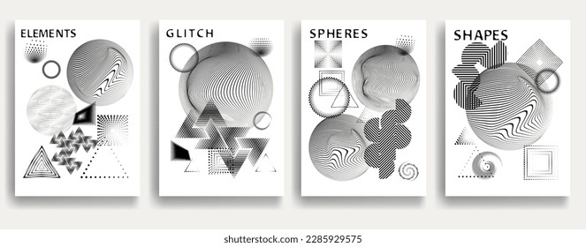Contemporary composition .Modern minimal posters .Linear  design . Trendy background . Vector illustration