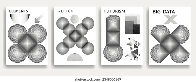 Contemporary composition .Modern minimal posters .Linear design . Trendy background . Vector illustration