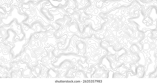 Contemporary contour lines design on a minimalist background in creative art