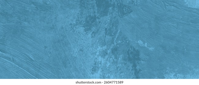 A Contemporary and Cool-Toned Blue Painted Texture with Smooth and Rough Blended Elements


