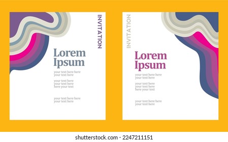 Contemporary cover design. simple pop art vector background. For business layout, invitation, certificate, formal brochure template and others.
