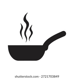 Marca culinaria contemporánea con icono de cocina dinámica