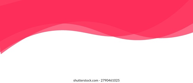 Contemporary curved divider background with bright pink and magenta tones.