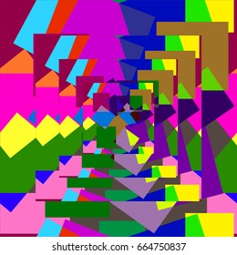Contemporary design. Design of modern textures, backgrounds, banners, posters. Vector illustration.