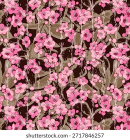Diseño abstracto digital contemporáneo con Formas dinámicas, texturas suaves y colores vibrantes, ideal para la impresión de telas, textiles de moda, decoración del hogar y diseños creativos de patrones de superficie.