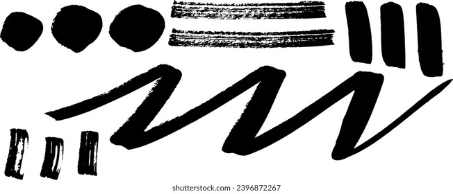 Contemporary Dry Brush Strokes Texture