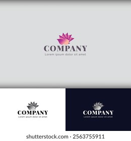 Contemporary Elegance: A Modern Pink Logo That Radiates Freshness, Sophistication, and Vibrancy, Creating a Visual Identity That Inspires Creativity, Confidence, and Bold Expression