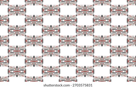 Contemporary Flat Color Geometric Vector Background