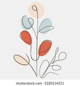Contemporary flower seamless pattern arrangement print fabrics fashion