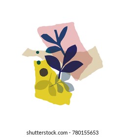 Contemporary Foliage Collage
