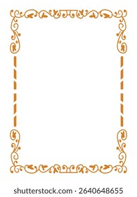 Contemporary Form Ornamental Border Decorative Vector