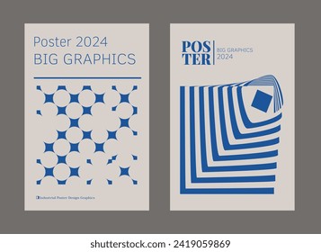 Contemporary futuristic posters. A set of modern covers with a minimalistic silhouette, graphic elements, basic drawings, geometric shapes. Conceptual business design in retro style. Brutalism print