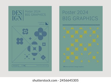 Contemporary futuristic posters. A set of modern covers with a minimalistic silhouette, graphic elements, basic drawings, geometric shapes. Conceptual business design in retro style. Brutalism print