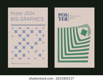 Contemporary futuristic posters. A set of modern covers with a minimalistic silhouette, graphic elements, basic drawings, geometric shapes. Conceptual business design in retro style. Brutalism print