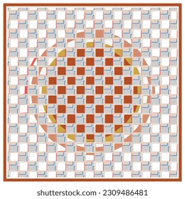 Contemporary geometric canvas pattern design art circles cover design. Vector EPS10. trendy minimalist with abstract hand drawn composition Modern abstract for wall , poster, print, fashion texture