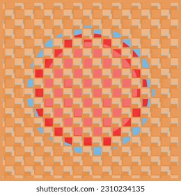 Zeitgenössische geometrische Leinwand-Design-Kunstkreise bedecken Design. Vektor EPS10. Trendminimalistisch mit abstrakter handgezeichneter Komposition Modernes Abstrakt für Wand, Plakat, Druck, Modestruktur