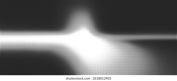 A contemporary geometric design featuring a halftone dot pattern with glitch effect gradient. Abstract background with a modern cyberpunk vibe, ideal for graphic and print design. - Powered by Shutterstock - Get 15% off with code: PIKWIZARD15