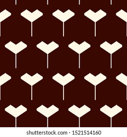 Contemporary geometric pattern. Minimalist ornament. Repeated figures. Modern simple background. Seamless surface abstract design. Geo wallpaper. Digital paper, textile print. Vector art