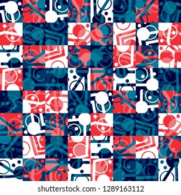 Contemporary geometric pattern. Modern vector