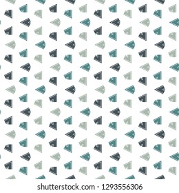 Contemporary geometric pattern. Repeated arrows ornament. Modern geo abstract background. Seamless surface design. Minimalist wallpaper. Digital paper, textile print. Vector illustration
