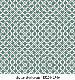 Contemporary geometric pattern. Repeated squares, diamonds motif. Simple ornament. Modern abstract background. Seamless surface design. Geo wallpaper. Digital paper, textile print. Vector art