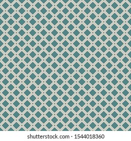 Contemporary geometric pattern. Repeated squares, diamonds motif. Simple ornament. Modern abstract background. Seamless surface design. Geo wallpaper. Digital paper, textile print. Vector art