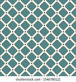 Contemporary geometric pattern. Repeated squares, diamonds motif. Simple ornament. Modern abstract background. Seamless surface design. Geo wallpaper. Digital paper, textile print. Vector art
