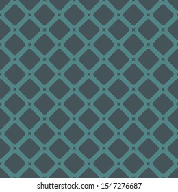 Contemporary geometric pattern. Repeated squares, diamonds motif. Simple ornament. Modern abstract background. Seamless surface design. Geo wallpaper. Digital paper, textile print. Vector art