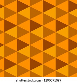 Contemporary geometric pattern. Repeated triangles ornament. Modern abstract background. Seamless surface design. Simple structure wallpaper. Digital paper, textile print. Vector art