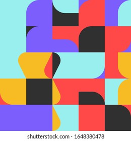 Contemporary graphic design of book vector cover mockup created in modernism and minimalistic style 