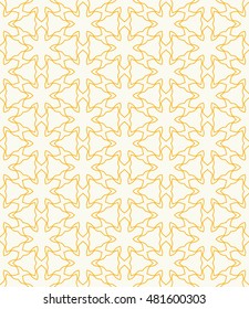 Contemporary graphic design. Endless hexagon texture for wallpaper, pattern fills, web page. Yellow and white.