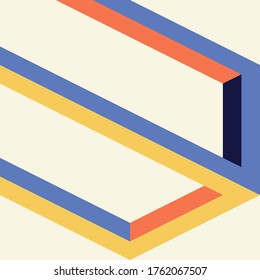 Zeitgenössisches grafisches Design von Event-Vektorgrafik-Mock in modernistischen und minimalistischen brutalismus Stil, nützlich für Poster-Kunst, Magazin-Titelseite, dekorative Druck, Web-Banner-Kunst.