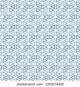 Contemporary grid pattern. Triangles motif. Repeated geometrical figures, lines ornament. Modern abstract background. Seamless surface design. Simple structure wallpaper. Digital paper, textile print.
