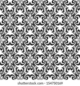 Contemporary Holy Cross pattern. Seamless silhouettes derived from ancient motifs, which can be plainly colored as wanted as well as the background 
