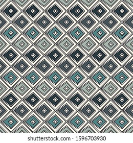 Contemporary honeycomb geometric pattern. Repeated hexagon ornament. Modern mosaic tiles background. Seamless surface abstract design. Geo wallpaper. Digital paper, textile print. Vector illustration